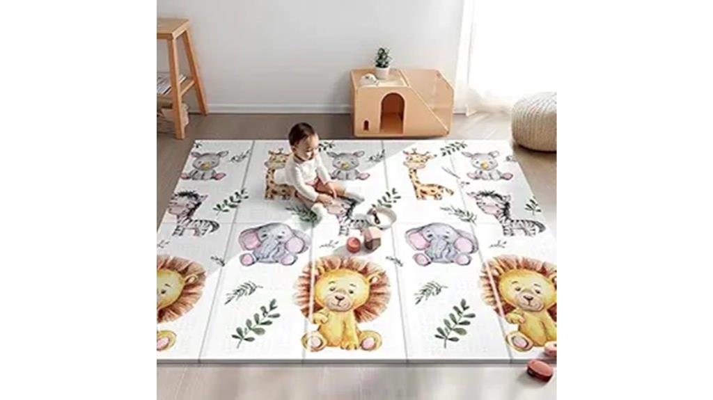 foldable non toxic waterproof play mat
