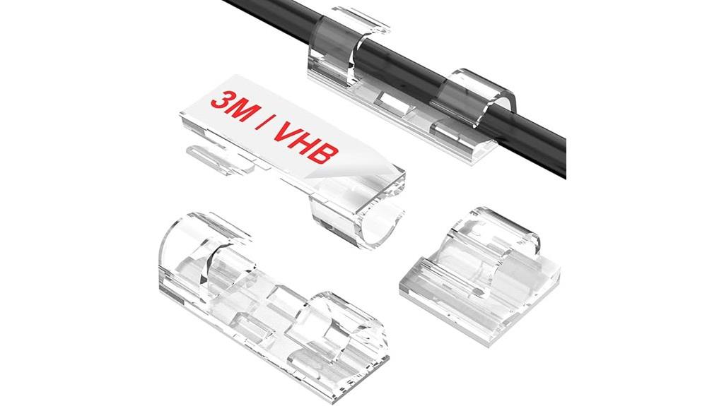 forty medium adhesive clips