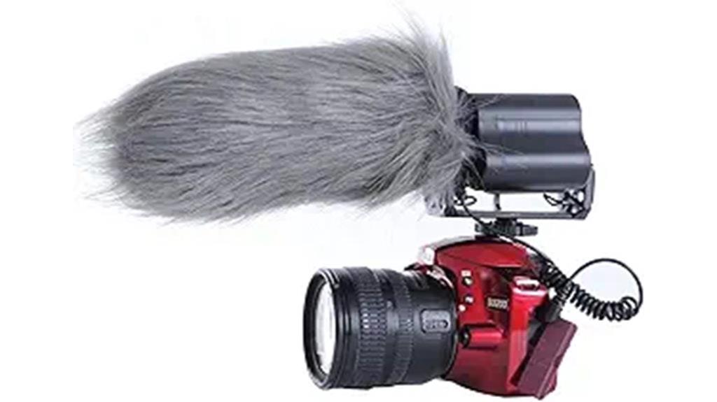 furry windscreen for shotgun microphones