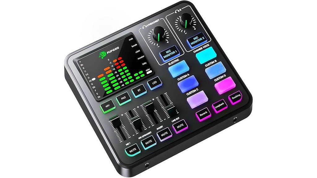 gaming audio mixer features