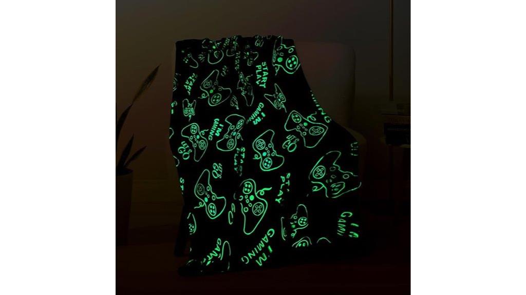 glow in the dark kids blanket