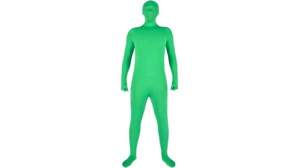 green suit for photography