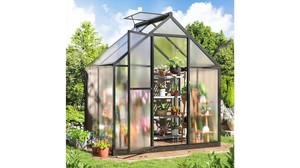 greenhouse with ventilation