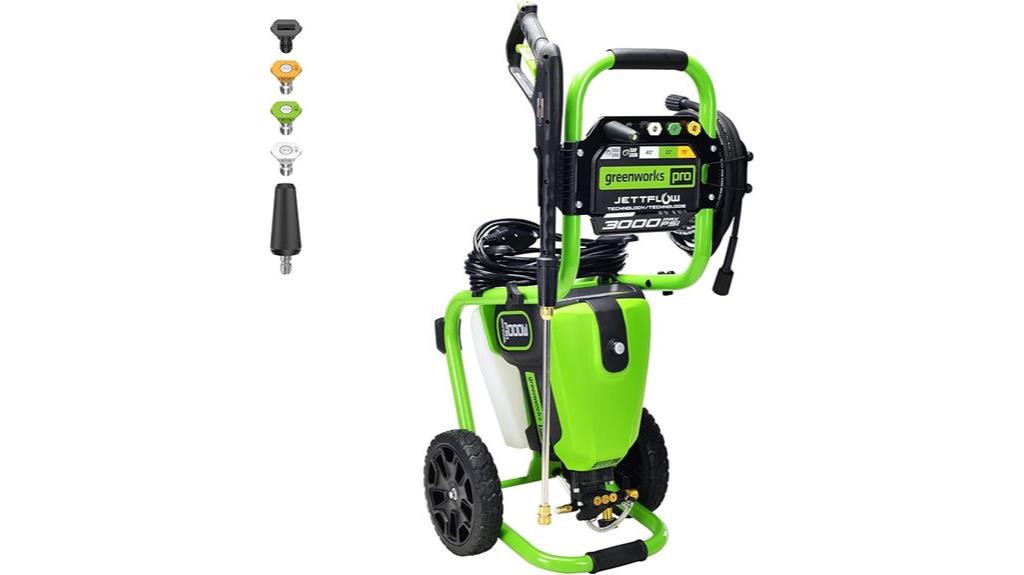 greenworks 3000 psi pressure washer