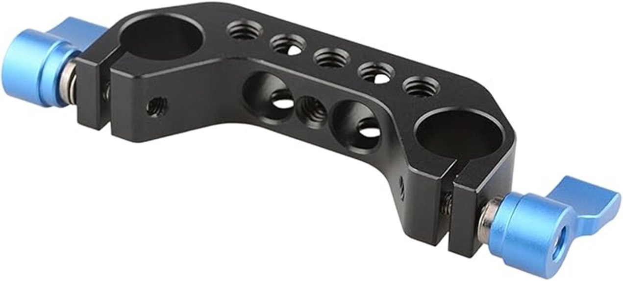 heavy duty double hole tube clamp