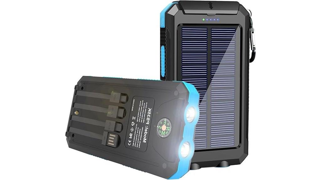 high capacity solar portable charger