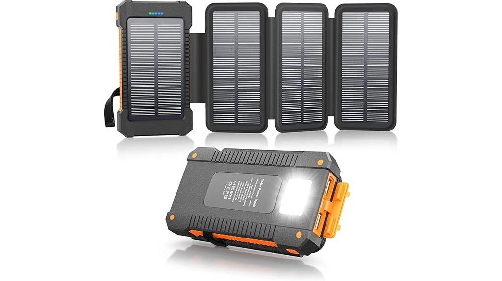 high capacity solar power bank