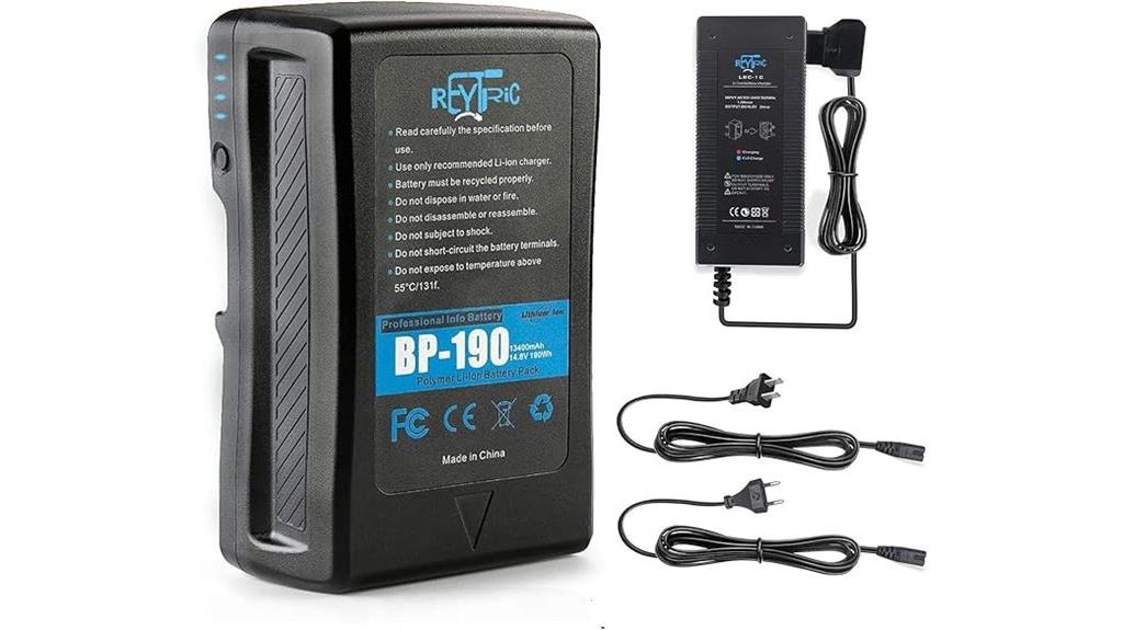 high capacity v mount battery