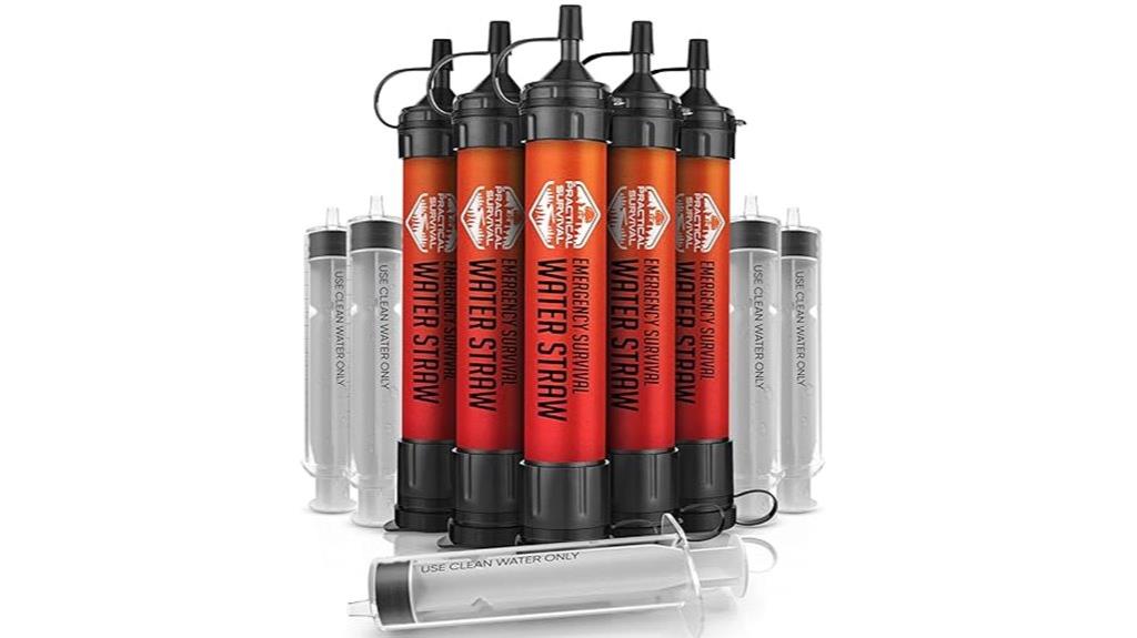 high capacity water straws