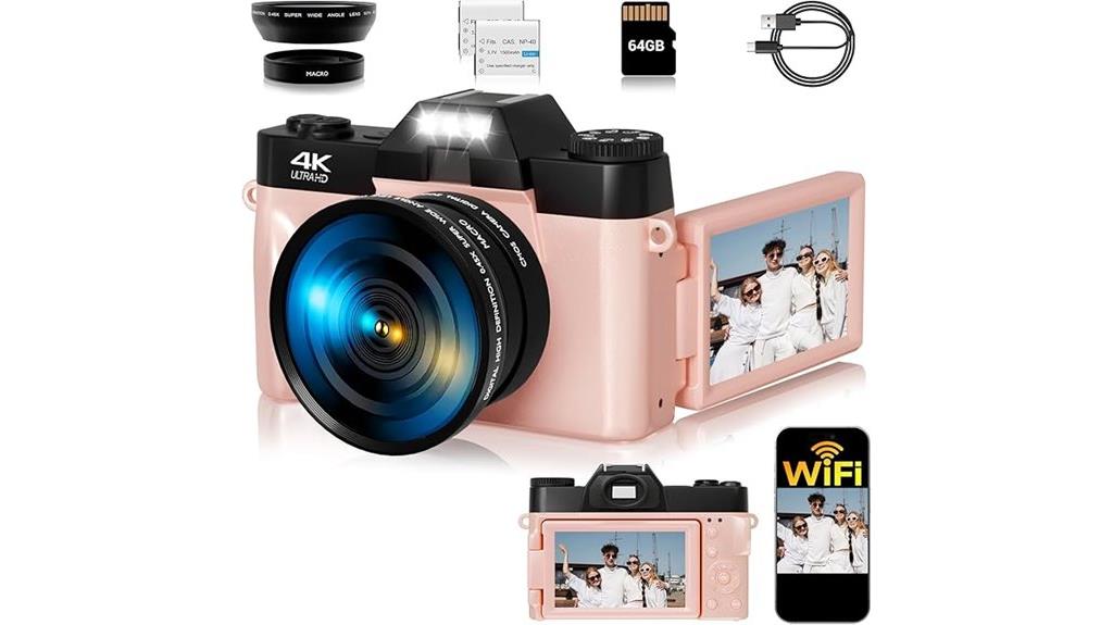 high resolution camera with accessories