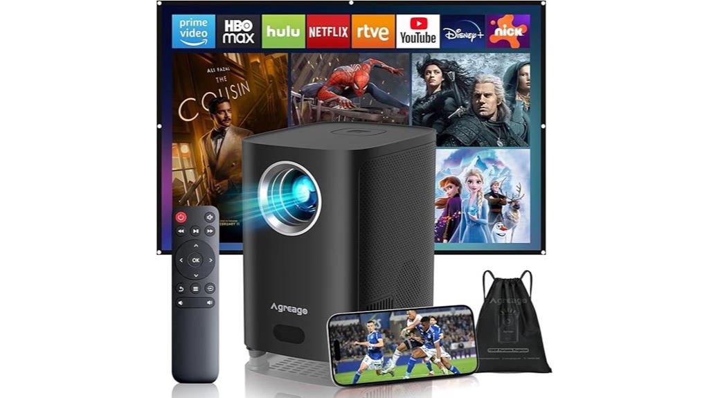 high resolution wireless home projector