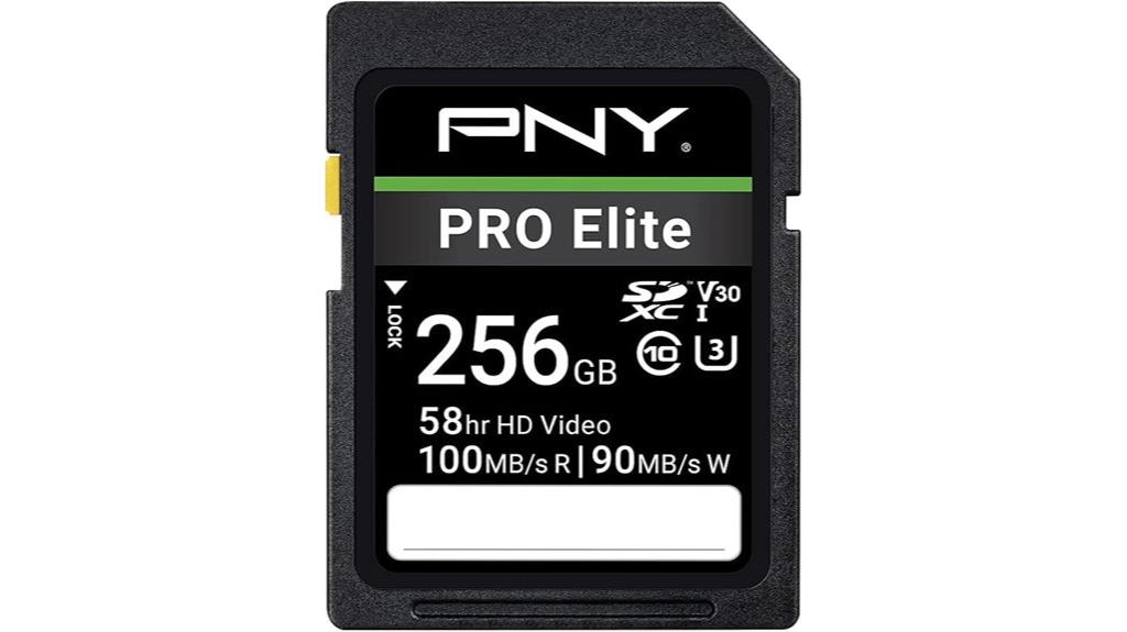 high speed 256gb sd card