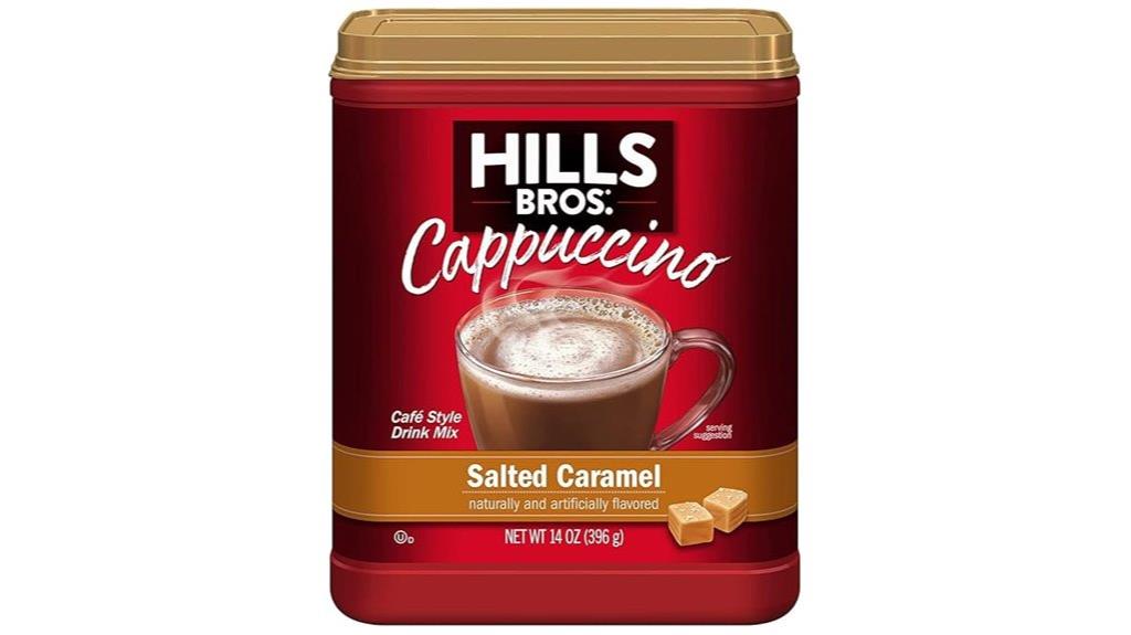 hills bros caramel cappuccino