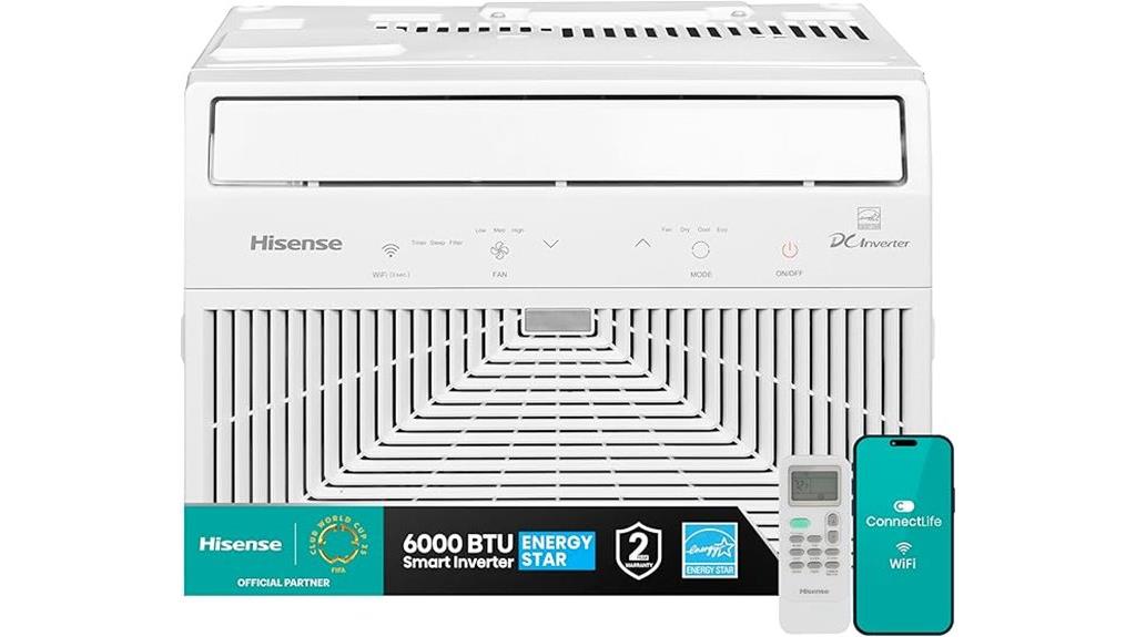 hisense 6000 btu ac