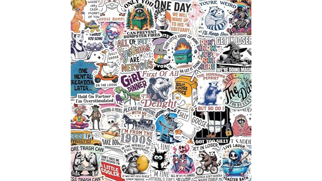 holographic sticker pack