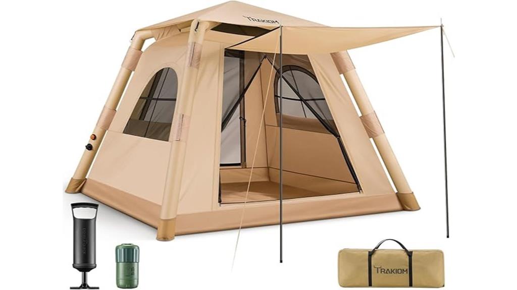 inflatable tent for small group
