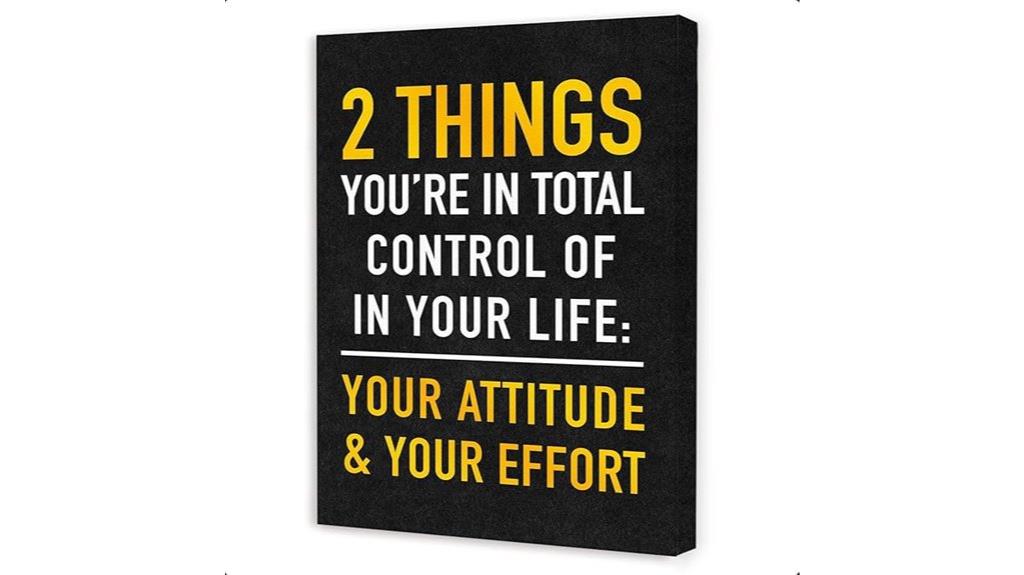 inspirational motivational office decor