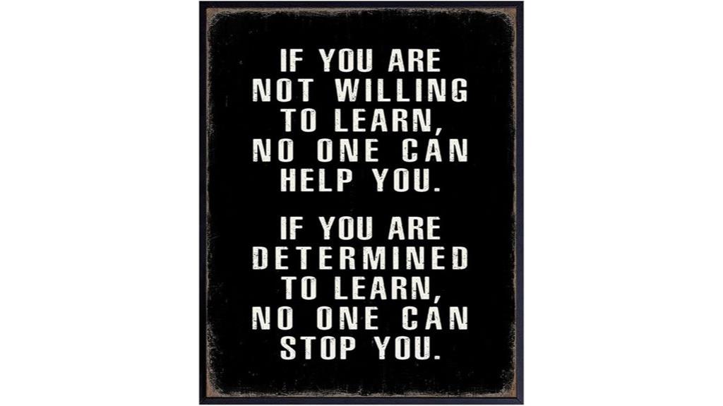 inspirational motivational wall decor