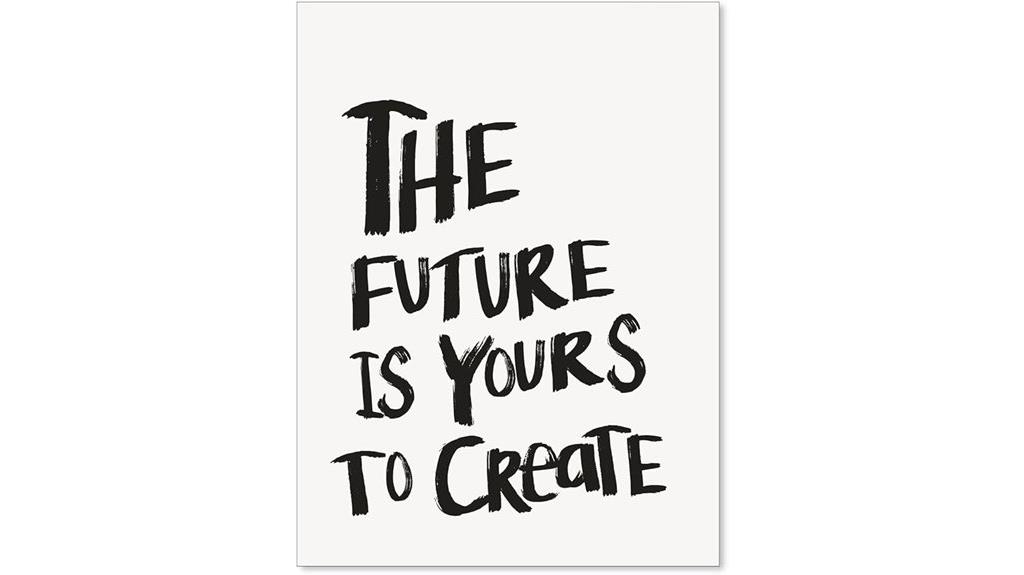 inspirational quote wall art