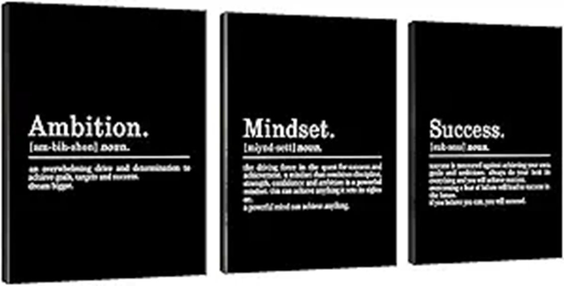 inspirational wall art set