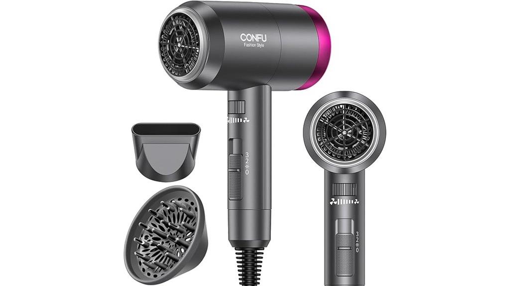 ionic blow dryer features