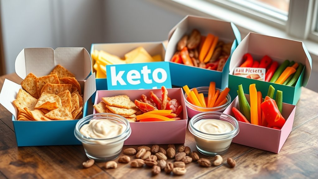 keto snack box selection
