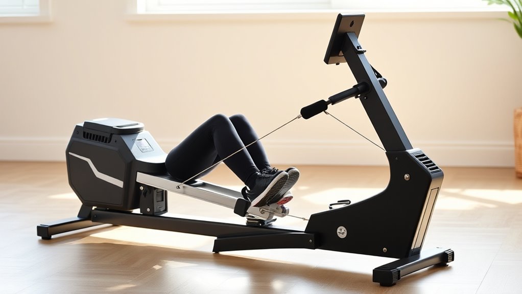 key rowing machine features