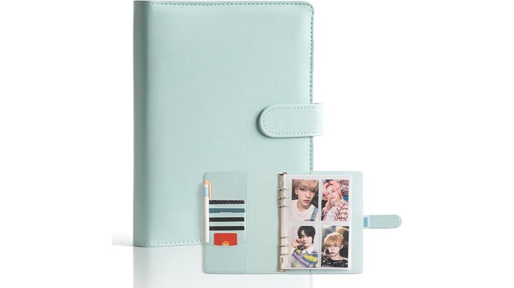 kpop photocard binder capacity