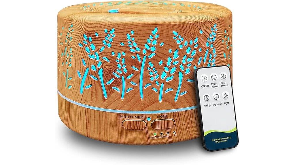 large 600ml essential oil diffuser