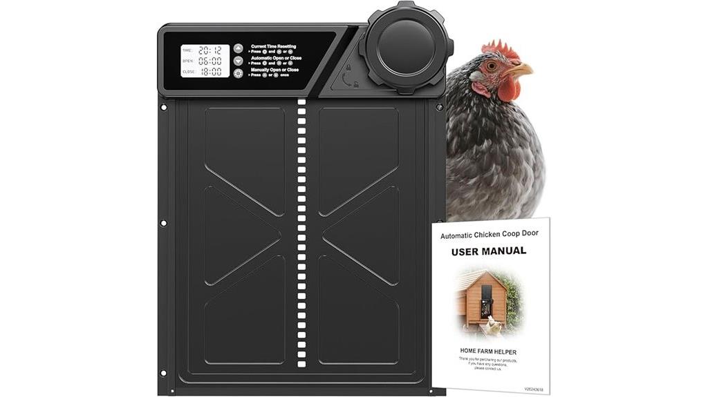 large automatic chicken coop door