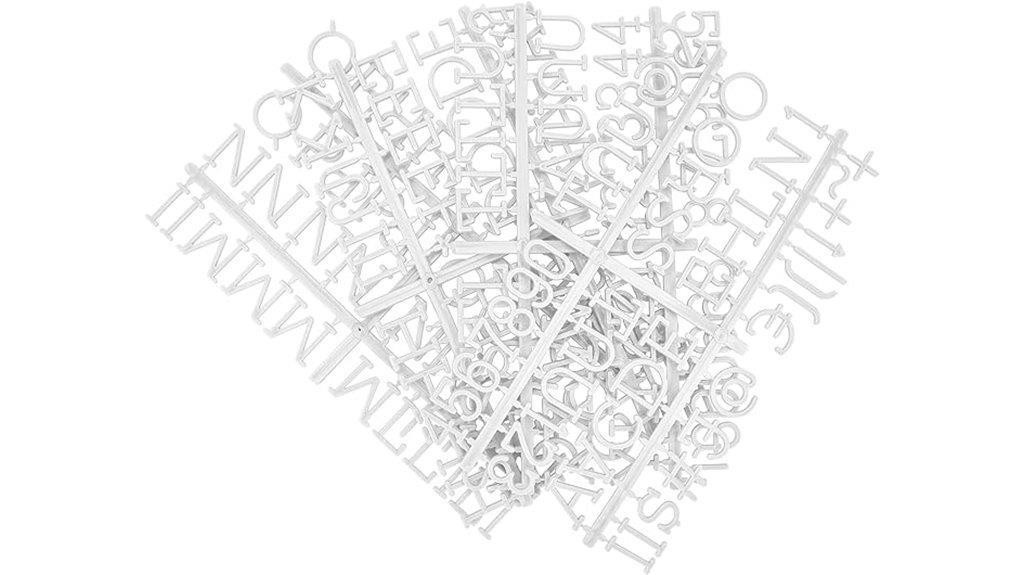 large felt letter set