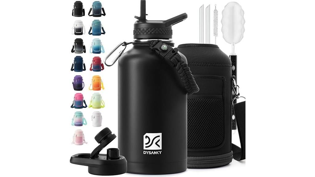 large insulated stainless steel bottle
