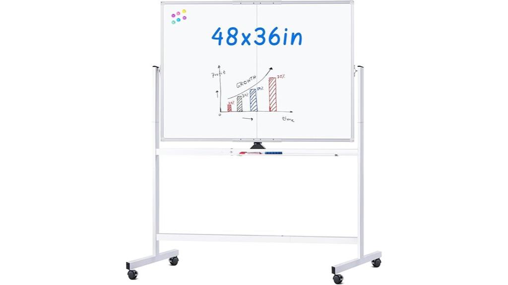 large magnetic whiteboard stand