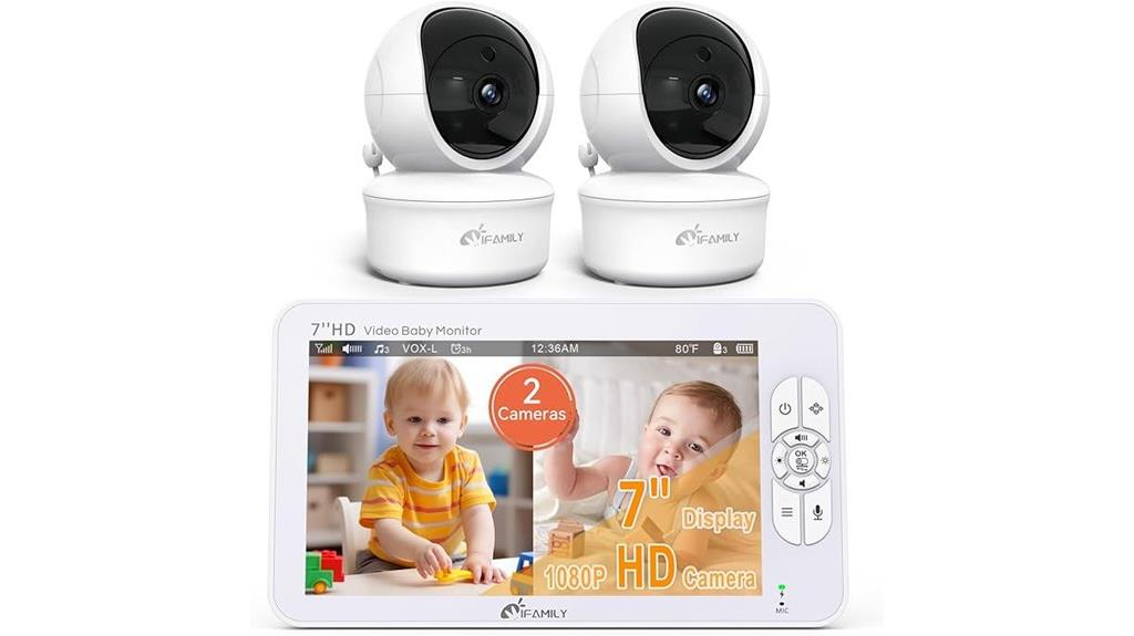 large split baby monitor