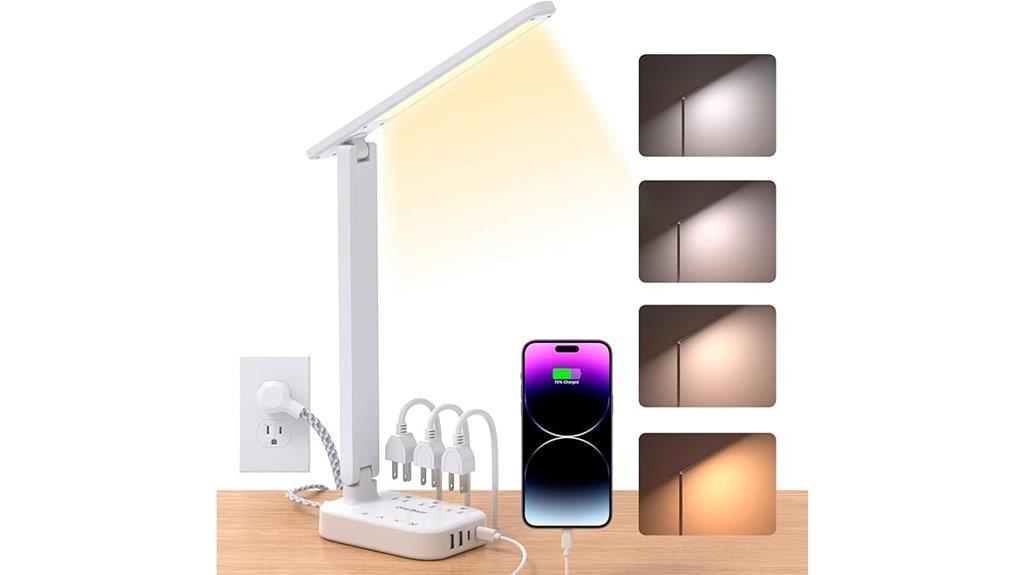 led desk lamp power strip