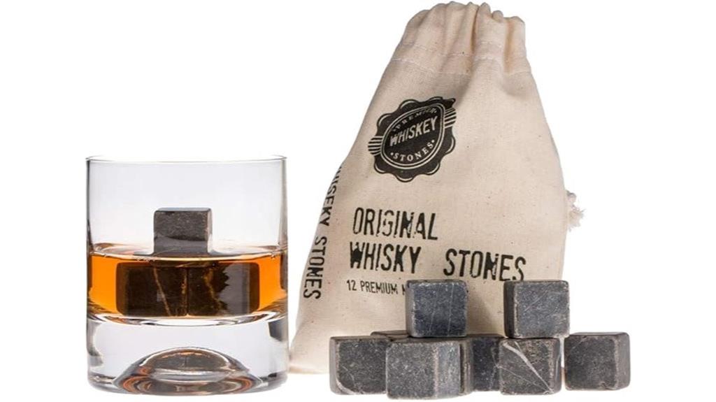 luxury whiskey stone gift set