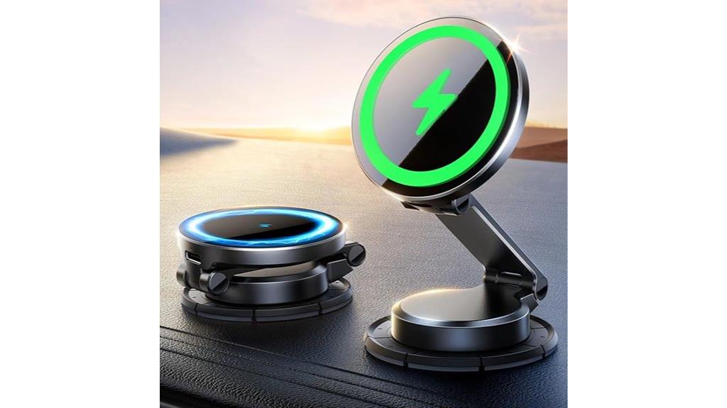 magnetic car mount charger