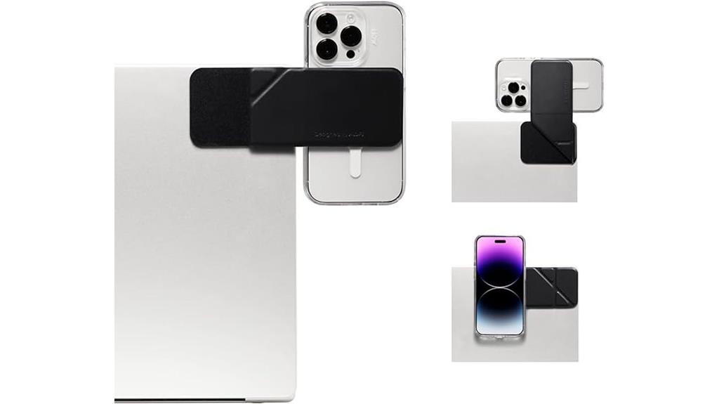 magnetic laptop iphone mount