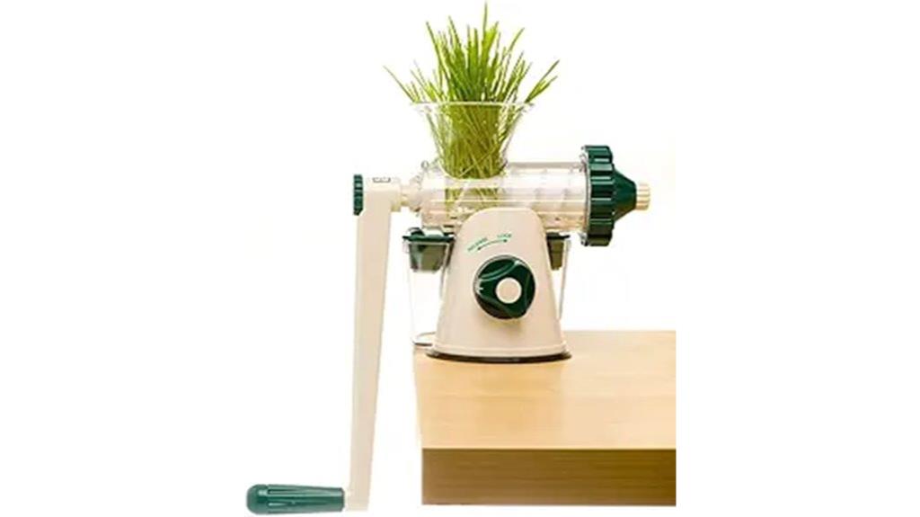 manual juicer for greens