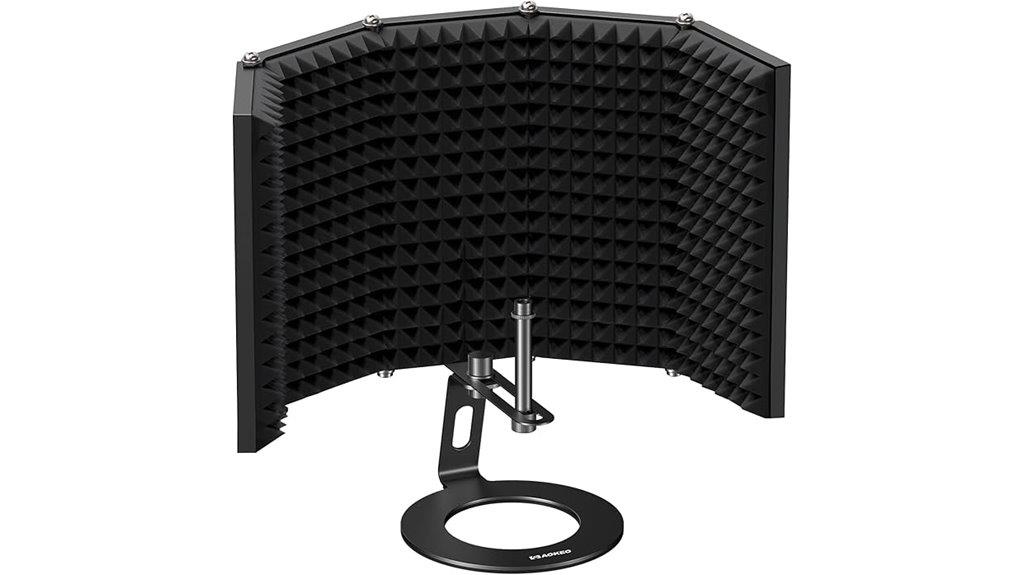 microphone isolation shield mount