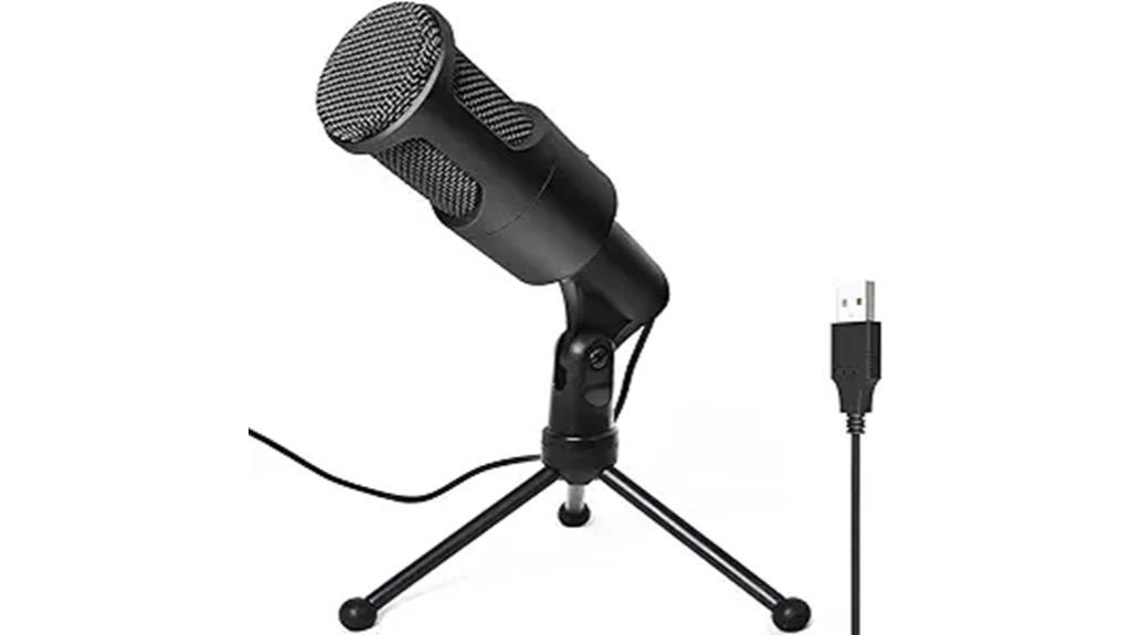 microphone with tripod stand