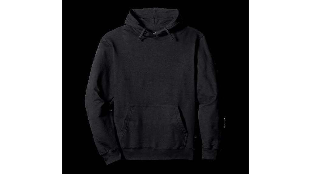 minimalist face hoodie design