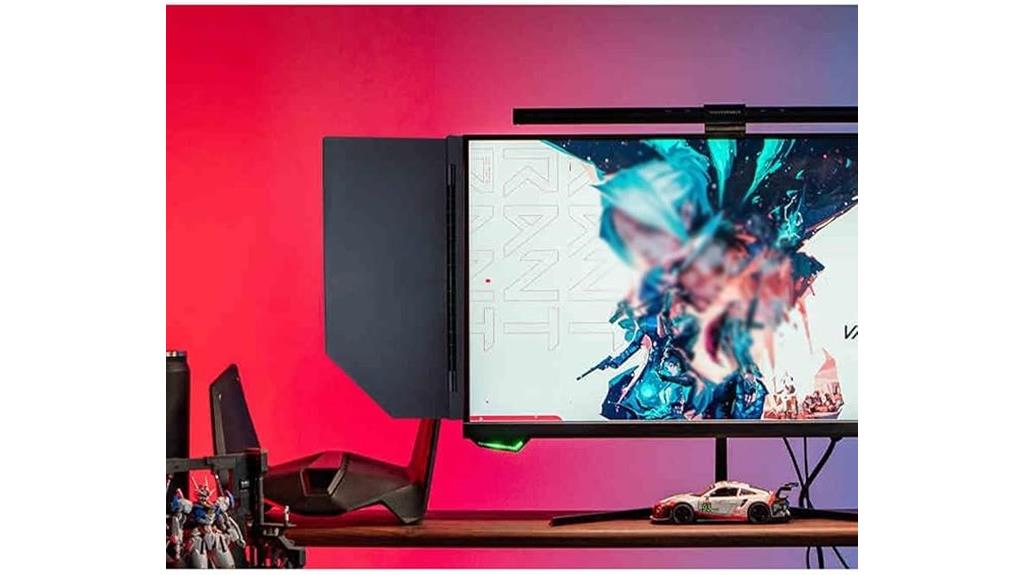 monitor hood for privacy