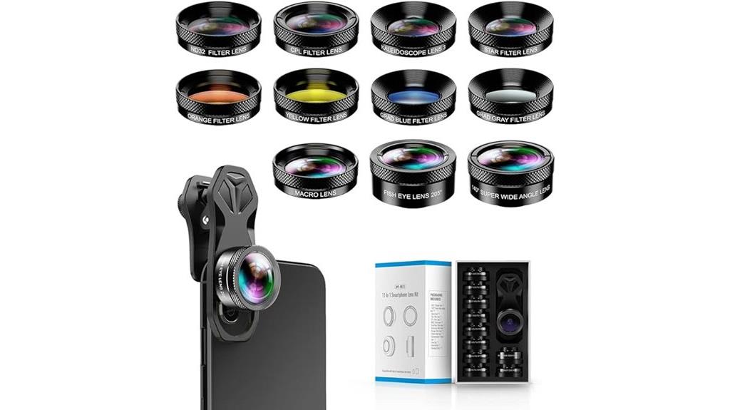 multi lens phone camera kit
