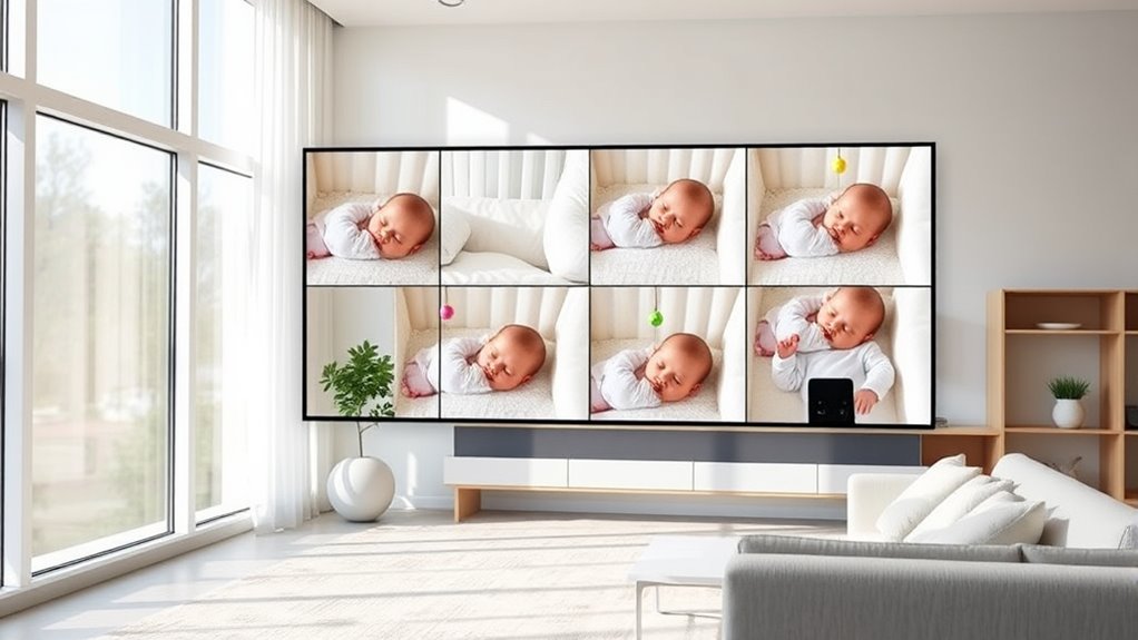 multi view baby monitor screens