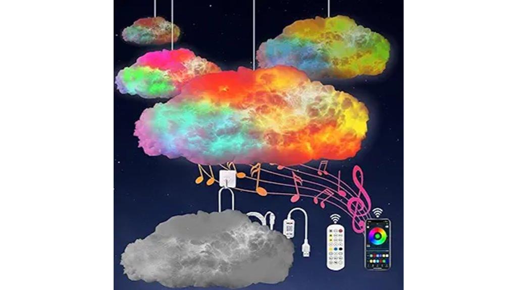 multicolor cloud led lighting