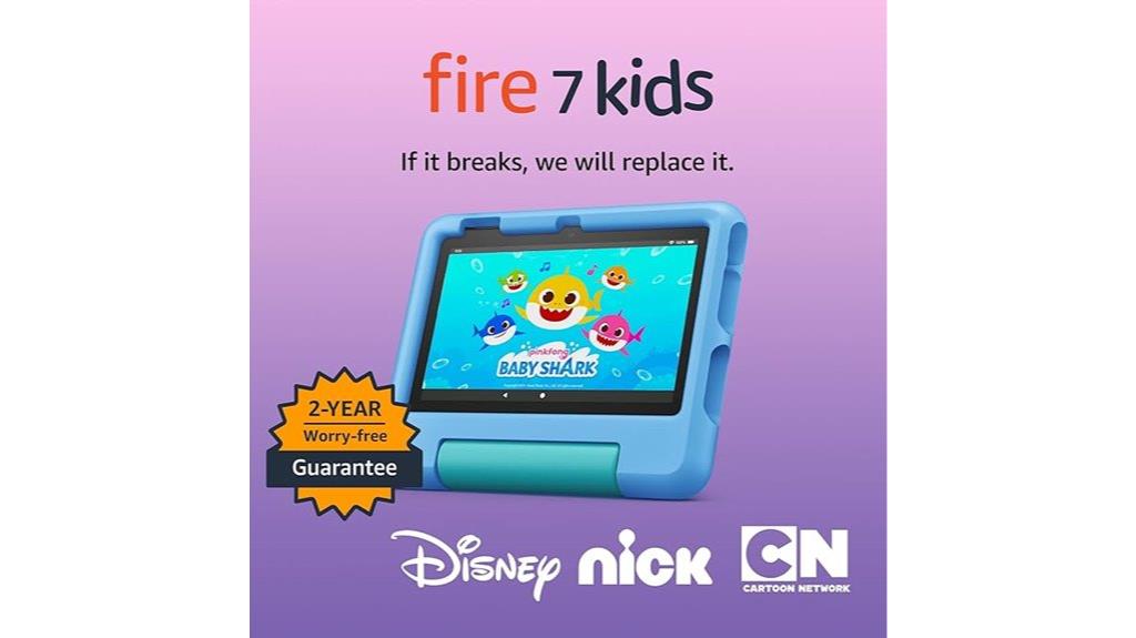 newest fire 7 kids tablet