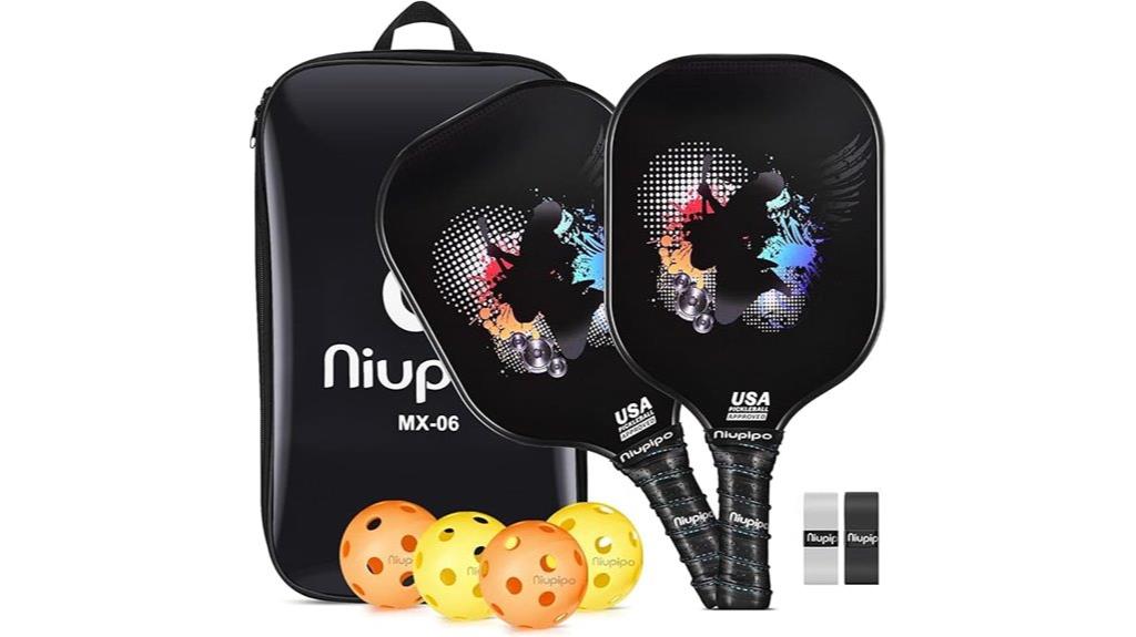 niupipo pickleball paddle sets