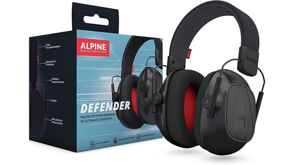 noise canceling earmuff protection