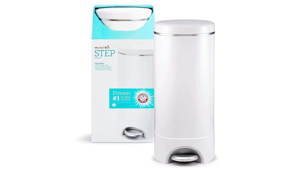 odor controlled munchkin diaper pail